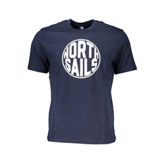 North Sails Blue Cotton T-Shirt -   -  North Sails.