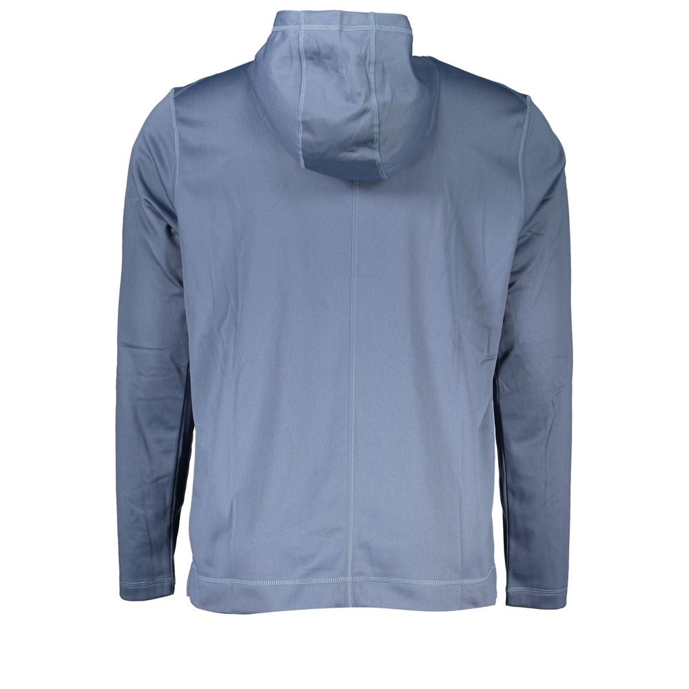 Calvin Klein Elegant Blue Hooded Sweatshirt - Men's Sports Chic -   -  Calvin Klein.
