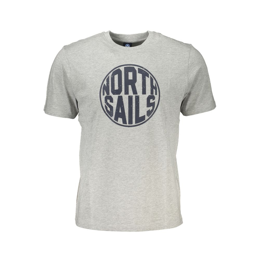 North Sails Brown Cotton Men T-Shirt -   -  North Sails.
