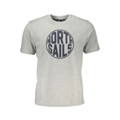 North Sails Brown Cotton Men T-Shirt -   -  North Sails.