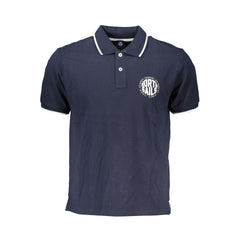 North Sails Blue Cotton Polo Shirt -   -  North Sails.