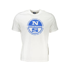North Sails White Cotton T-Shirt -   -  North Sails.