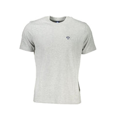 North Sails Brown Cotton Men T-Shirt -   -  North Sails.