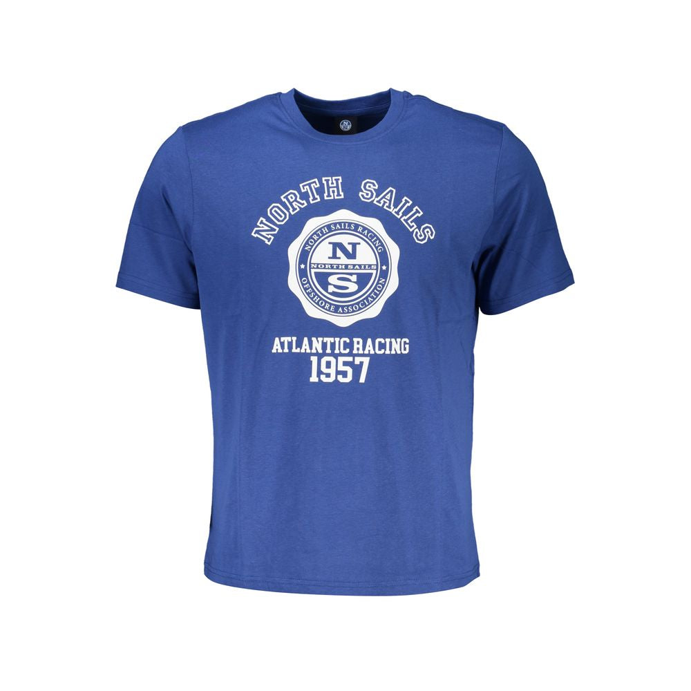 North Sails Blue Cotton T-Shirt -   -  North Sails.