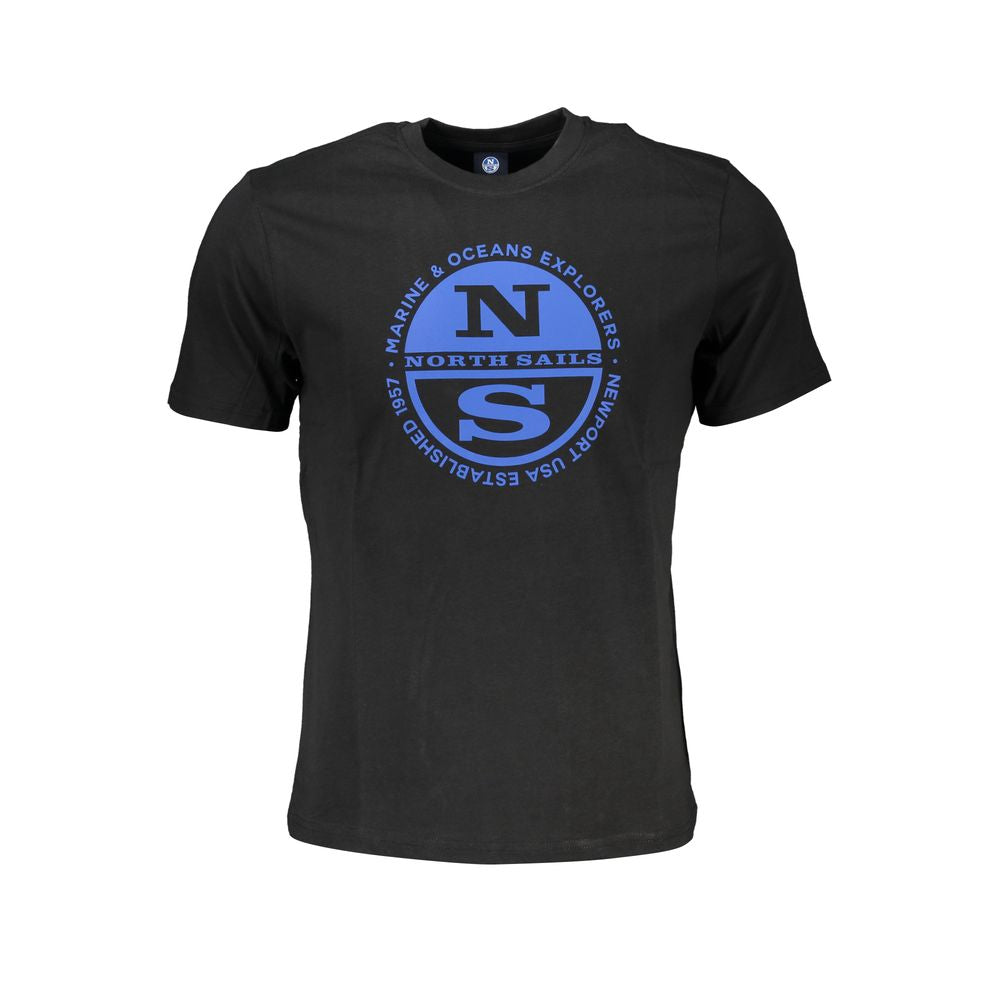 North Sails Black Cotton T-Shirt -   -  North Sails.