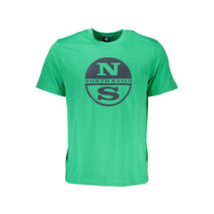 North Sails Green Cotton T-Shirt -   -  North Sails.