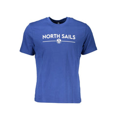 North Sails Blue Cotton T-Shirt -   -  North Sails.
