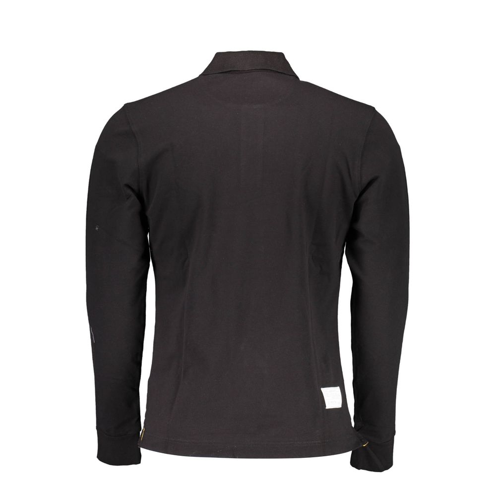 La Martina Elegant Long Sleeved Black Polo for Men -   -  La Martina.