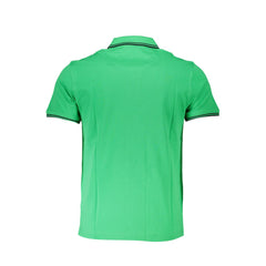 Harmont & Blaine Chic Green Cotton Polo with Contrast Detailing -   -  Harmont & Blaine.