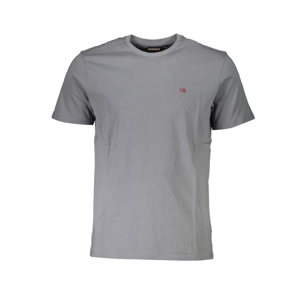 Napapijri Brown Cotton Men T-Shirt -   -  Napapijri.