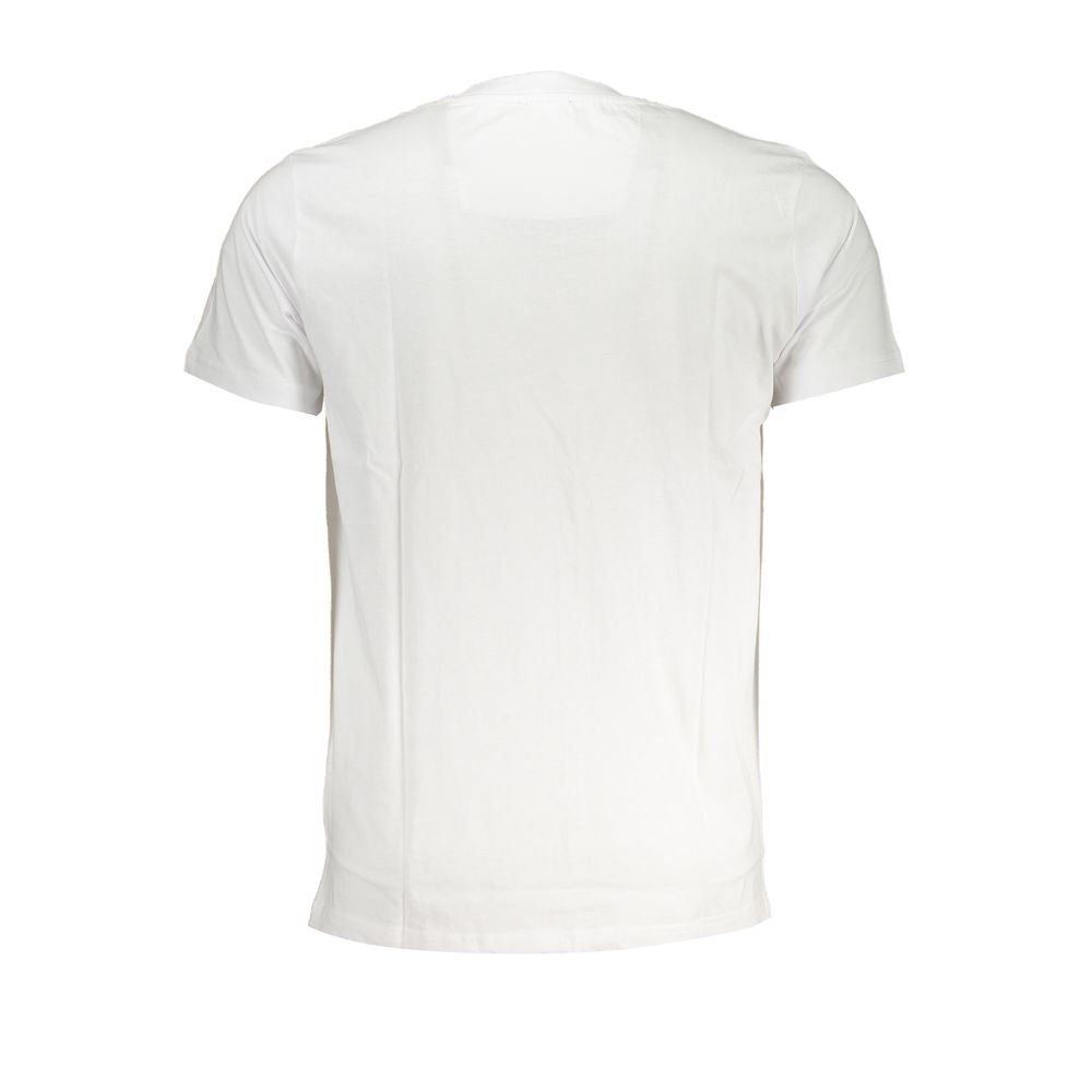 Cavalli Class White Cotton T-Shirt -   -  Cavalli Class.