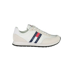 Tommy Hilfiger Sleek White Sneakers with Contrasting Details -   -  Tommy Hilfiger.