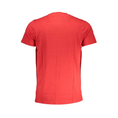 Cavalli Class Red Cotton T-Shirt -   -  Cavalli Class.