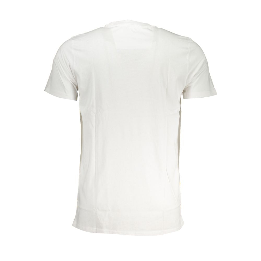Cavalli Class White Cotton T-Shirt -   -  Cavalli Class.