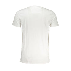 Cavalli Class White Cotton T-Shirt -   -  Cavalli Class.