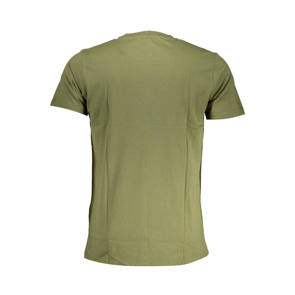 Cavalli Class Green Cotton T-Shirt -   -  Cavalli Class.