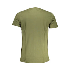 Cavalli Class Green Cotton T-Shirt -   -  Cavalli Class.