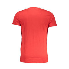 Cavalli Class Red Cotton T-Shirt -   -  Cavalli Class.