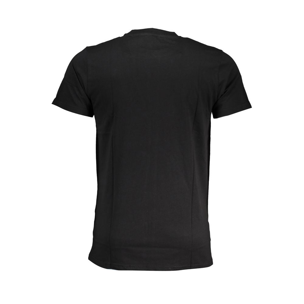 Cavalli Class Black Cotton T-Shirt -   -  Cavalli Class.