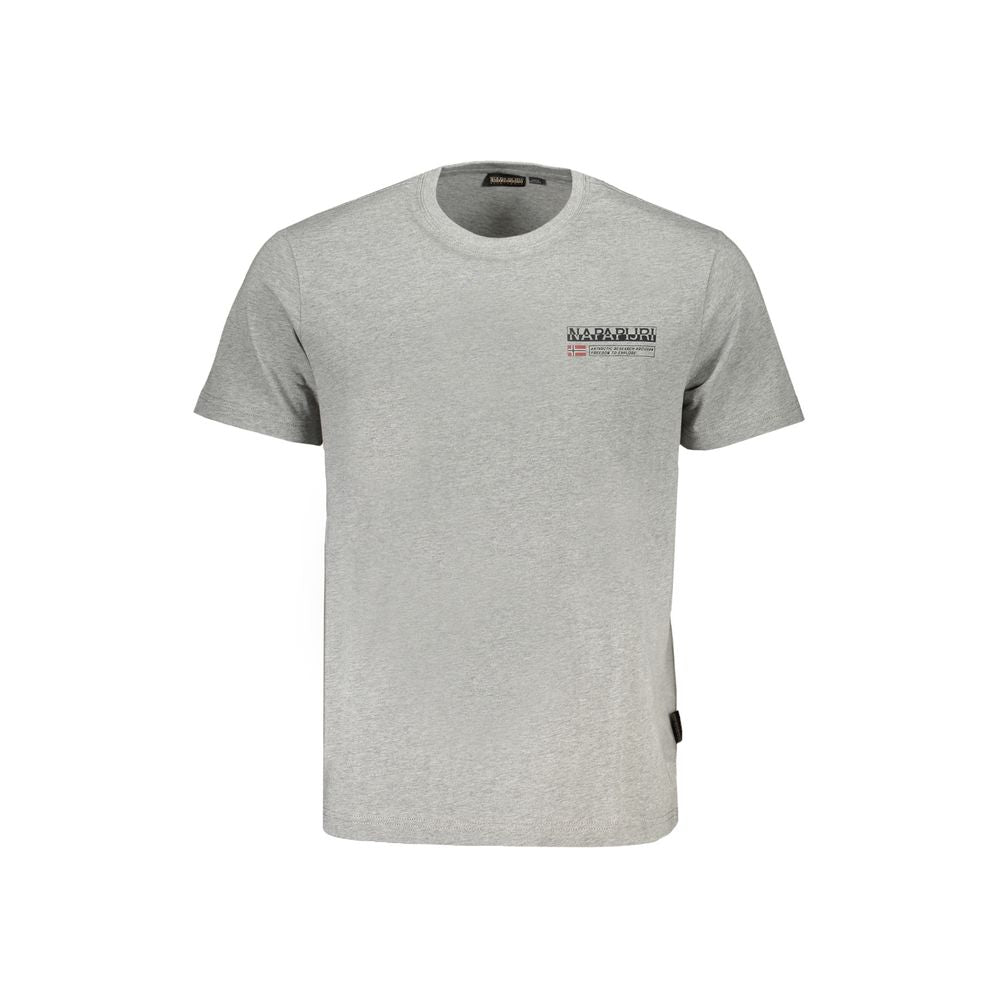 Napapijri Brown Cotton Men T-Shirt -   -  Napapijri.