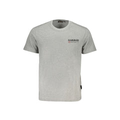 Napapijri Brown Cotton Men T-Shirt -   -  Napapijri.