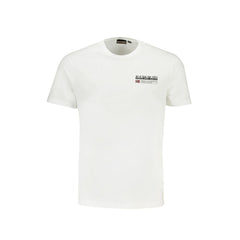 Napapijri White Cotton T-Shirt -   -  Napapijri.