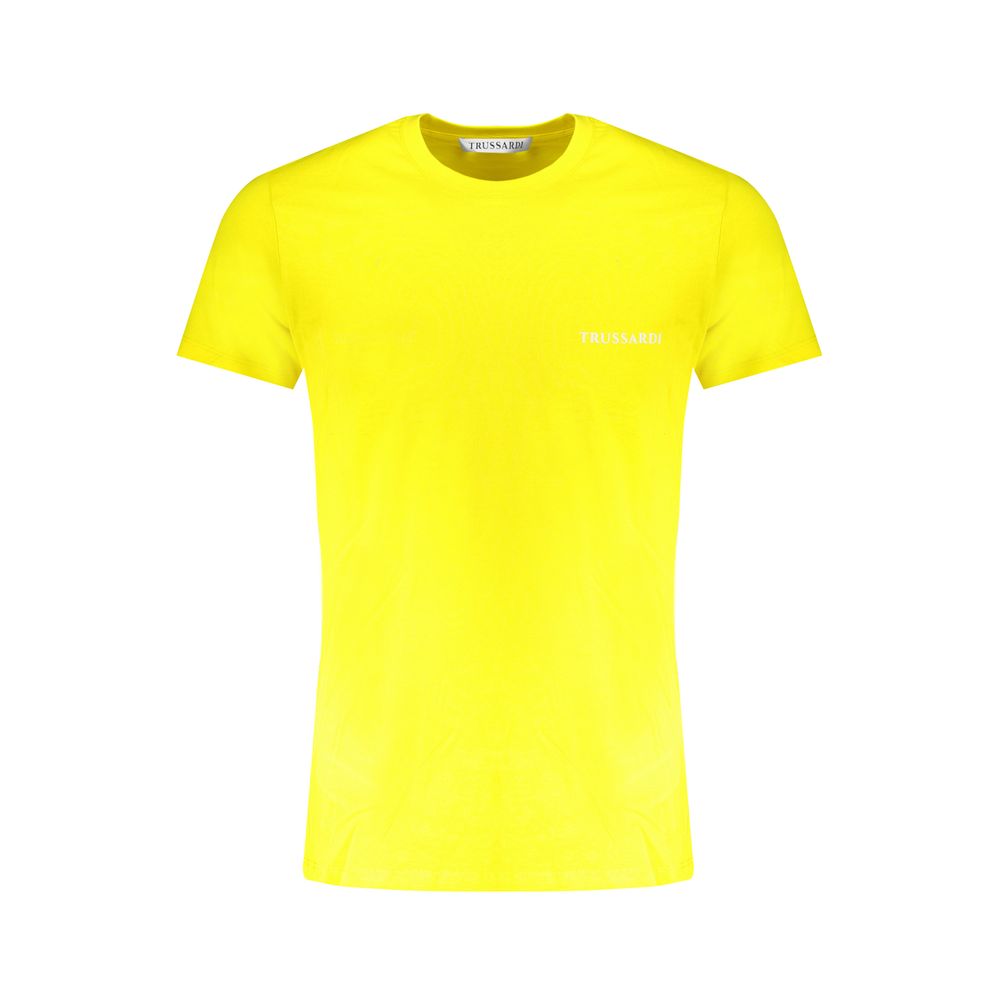 Trussardi Yellow Cotton T-Shirt -   -  Trussardi.