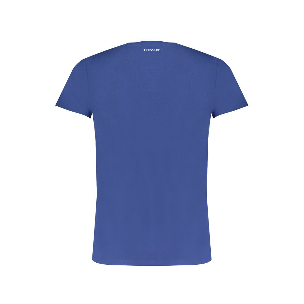 Trussardi Blue Cotton T-Shirt -   -  Trussardi.