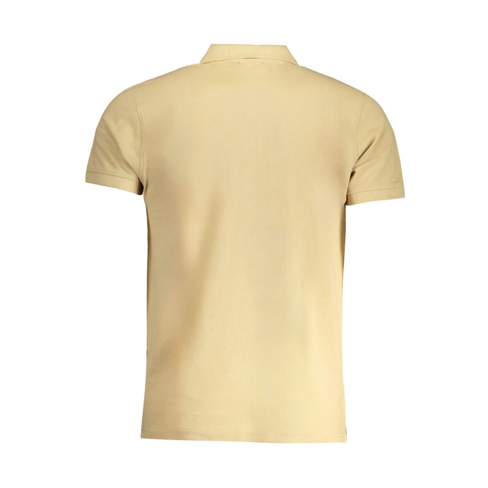 Cavalli Class Beige Cotton Polo Shirt -   -  Cavalli Class.