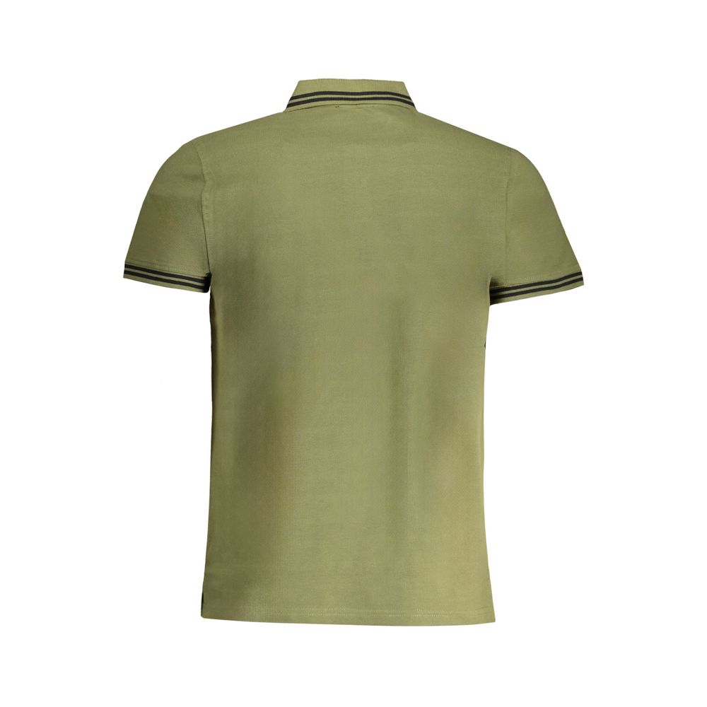 Cavalli Class Green Cotton Polo Shirt -   -  Cavalli Class.