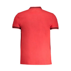 Cavalli Class Red Cotton Polo Shirt -   -  Cavalli Class.