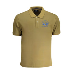 La Martina Green Cotton Polo Shirt -   -  La Martina.