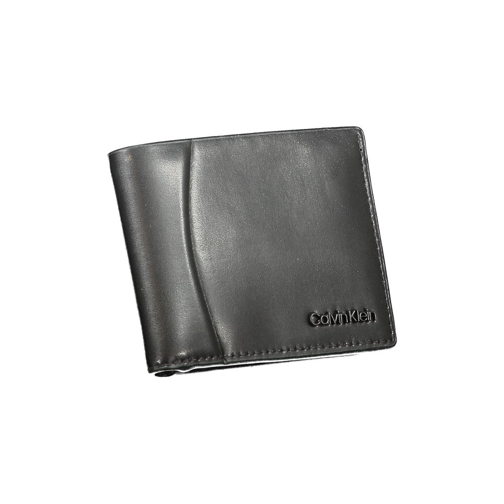 Calvin Klein Black Leather Wallet -  Wallets for Men -  Calvin Klein.