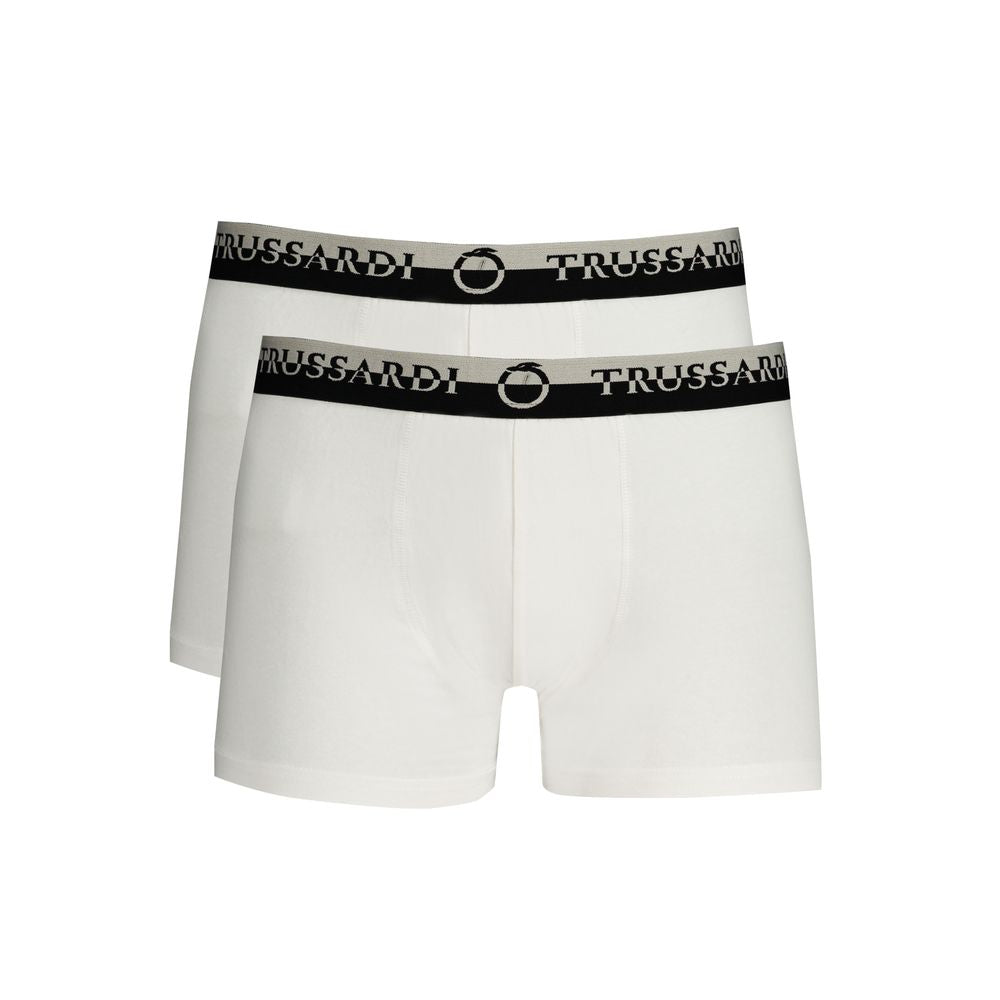 Trussardi White Cotton Underwear -   -  Trussardi.