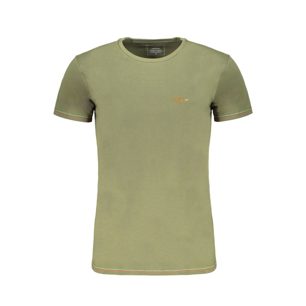 Aeronautica Militare Green Cotton T-Shirt -   -  Aeronautica Militare.