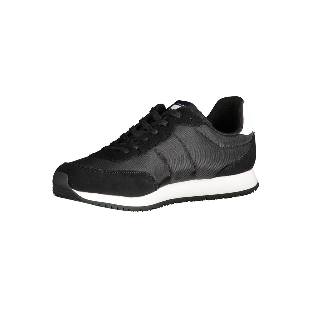 Tommy Hilfiger Black Polyester Sneaker -   -  Tommy Hilfiger.