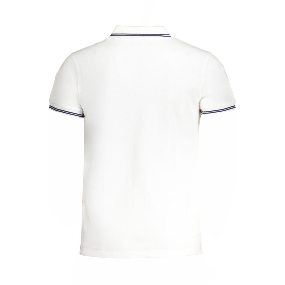 Cavalli Class White Cotton Polo Shirt -   -  Cavalli Class.