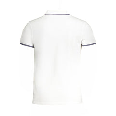 Cavalli Class White Cotton Polo Shirt -   -  Cavalli Class.