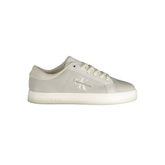 Calvin Klein Brown Leather Men Sneaker -   -  Calvin Klein.