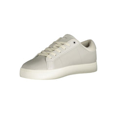 Calvin Klein Brown Leather Men Sneaker -   -  Calvin Klein.