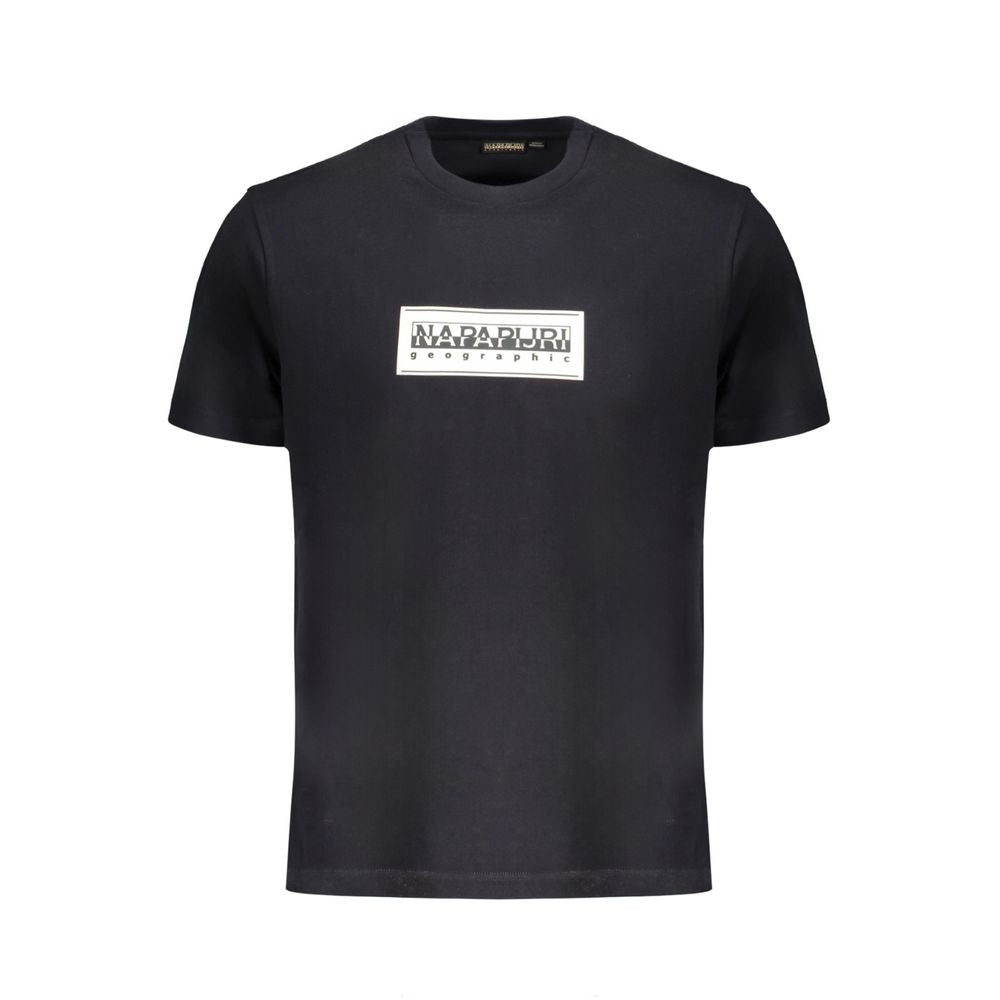 Napapijri Black Cotton T-Shirt -   -  Napapijri.