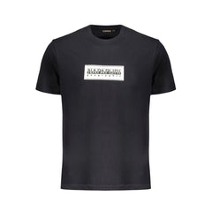 Napapijri Black Cotton T-Shirt -   -  Napapijri.