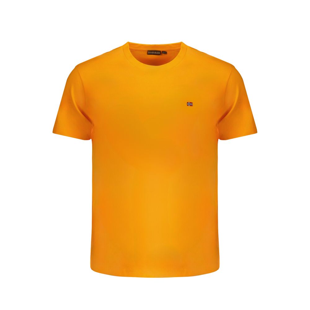 Napapijri Orange Cotton T-Shirt -   -  Napapijri.