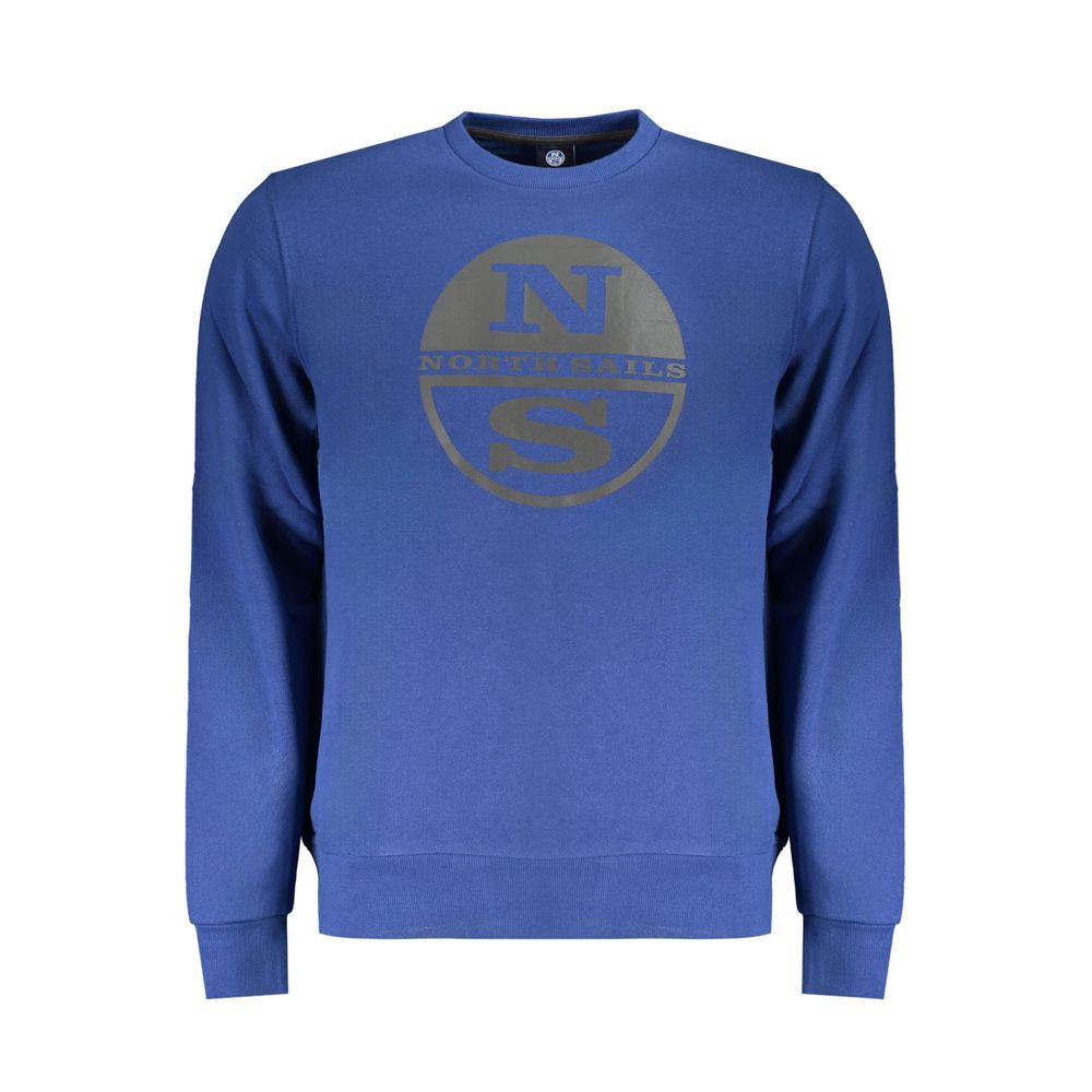 North Sails Blue Cotton Men Sweater -   -  North Sails.