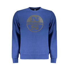 North Sails Blue Cotton Men Sweater -   -  North Sails.