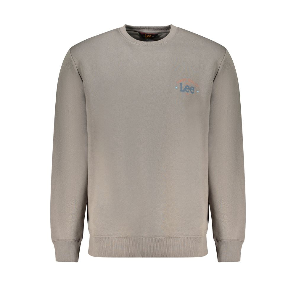 Lee Gray Cotton Men Sweater -   -  Lee.