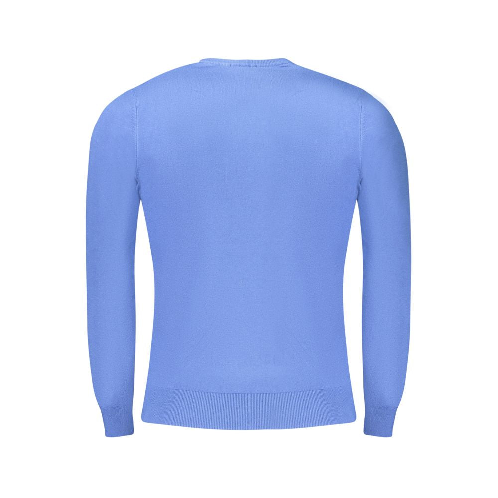 Cavalli Class Blue Viscose Men Sweater -   -  Cavalli Class.