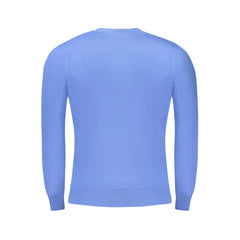 Cavalli Class Blue Viscose Men Sweater -   -  Cavalli Class.