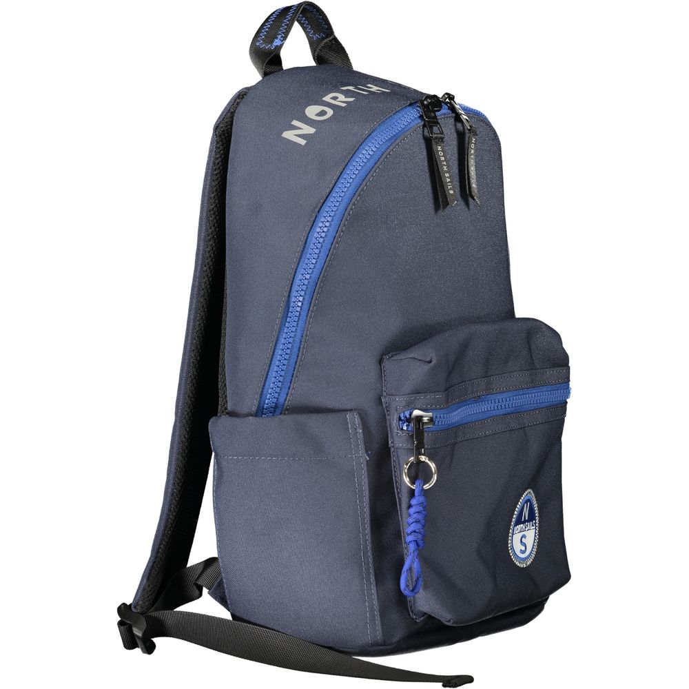 North Sails Blue Polyester Men Backpack -   -  North Sails.