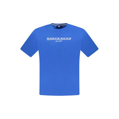 North Sails Blue Cotton Men T-Shirt -   -  North Sails.